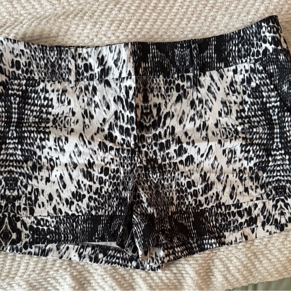 Stylish Black and White Women's Shorts